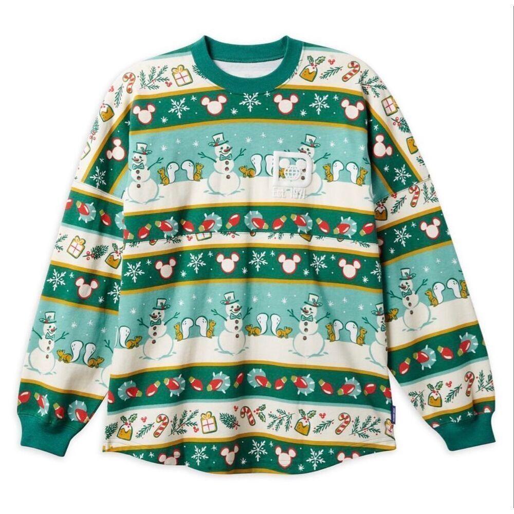 Disney Adult Spirit Jersey Walt Disney World Holiday 2022 Christmas Size XS